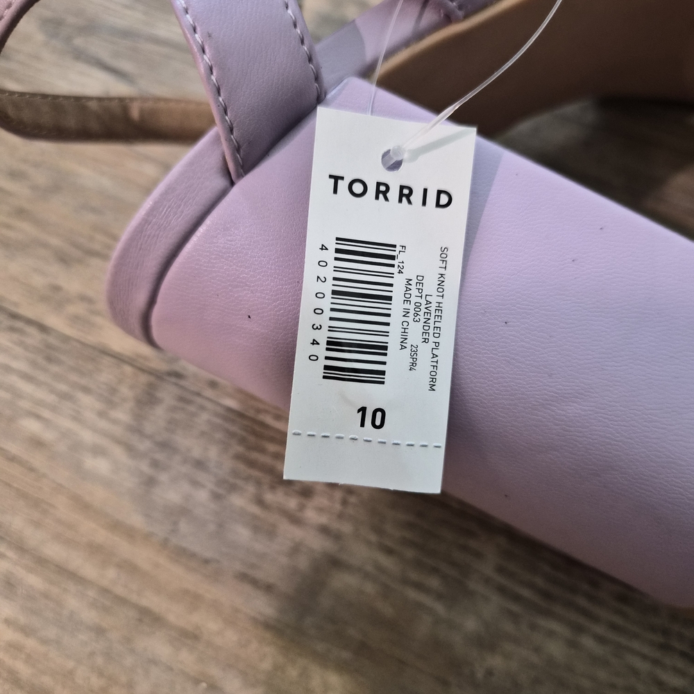 Torrid Women's Lilac Sandals - Picture 4 of 7